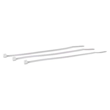 BRIDAS NYLON BLANCO 2,5 X 100 MM   CAJA 100 UNID.