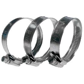 ABRAZADERA INOX A-2 BANDA 12MM 25-40   CAJA 100 UNID.