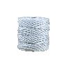 BOBINA CORDON TRENZADO POLI 5 MM 200 MTS BCO/ VDE