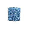 BOBINA CORDON TRENZADO POLI 5 MM 200 MTS BCO/ VDE