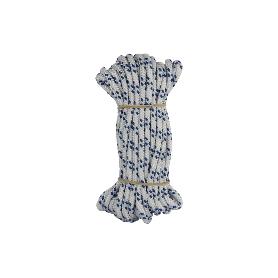 MADEJA CUERDA TRENZADA POLI 10MM 10M BLANCO