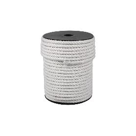 CARRETE CUERDA NYLON MATE 3/C 6 MM 200 MTS BCO
