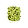 CORDÓN TRENZADO HIPPIE AMARILLO/NEGRO 3MM X 25 M