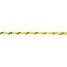 CORDÓN TRENZADO HIPPIE AMARILLO/NEGRO 3MM X 25 M