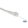 ROLLO GRANDE CORDÓN POLIÉSTER REFORZADO 5 MM 200 M BLANCO