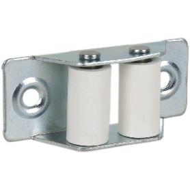 PASACINTAS METÁLICO CON RODILLO DE NYLON 21X50 MM   CAJA 20 UNID.