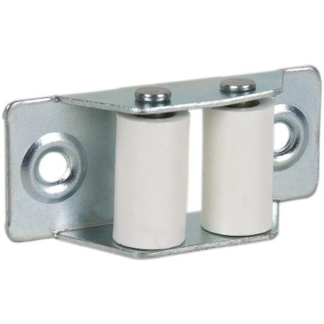 PASACINTAS METÁLICO CON RODILLO DE NYLON 21X50 MM   CAJA 20 UNID.