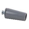 TOPE PERSIANA 40 MM GRIS CON TORNILLO M-6 VENTA UNITARIA