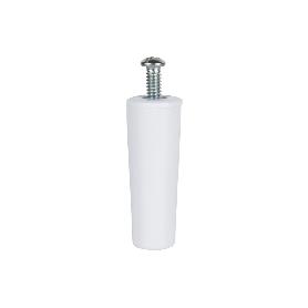 TOPE PERSIANA 60 MM BLANCO CON TORNILLO M-6 VENTA UNITARIA