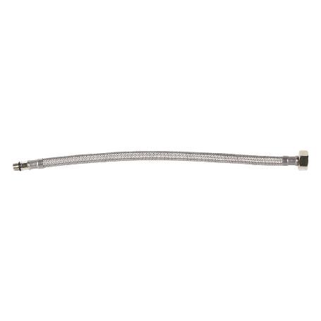 CONEXIÓN FLEXIBLE INOX M10X1 - H1/2 35 CM.