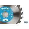 DISCO DE SIERRA CIRCULAR PARA MADERA Ø190 X 2,5 X 30 MM, 24 DIENTES