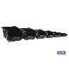 GAVETA NEGRA 155 X 100 X 70 MM