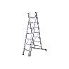ESCALERA ALUMINIO TRIPLE 7 PELDAÑOS 2,00 + 2,00 + 2,00 M