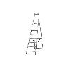 ESCALERA ALUMINIO SOLDADA 7 PELDAÑOS - REFORZADA