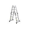 ESCALERA MULTIUSOS ALUMINIO 4 X 3 PELDAÑOS Y 3,25 M