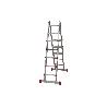 ESCALERA ALUMINIO MULTIPOSICIÓN 4 X 4 PELDAÑOS Y 3,83 M