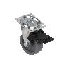 RUEDA POLIPROPILENO 40X20MM PLACA/FRENO   CAJA 4 UNID.