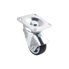 RUEDA GOMA/GRIS PLACA Ø30X18MM   CAJA 4 UNID.
