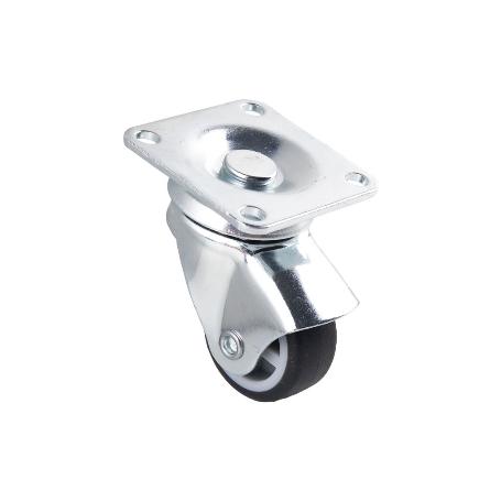 RUEDA GOMA/GRIS PLACA Ø30X18MM   CAJA 4 UNID.