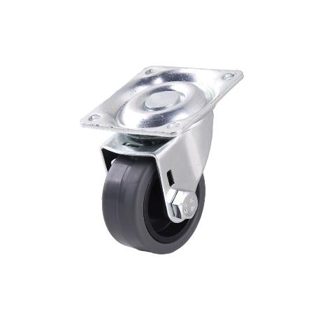 RUEDA GOMA/GRIS PLACA Ø40X18MM   CAJA 4 UNID.