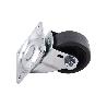 RUEDA GOMA/GRIS PLACA Ø40X18MM   CAJA 4 UNID.