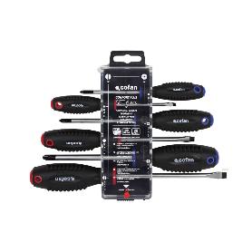 DISPLAY DESTORNILLADORES PLANO-PHILLIPS 6 PCS.