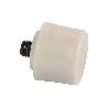 CABEZAL MARTILLO DE NYLON BLANCO Ø28 MM