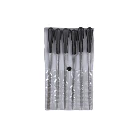 JUEGO DE LIMAS DE AGUJA 160 MM 6 UDS.