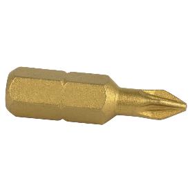 PUNTA DE TITANIO 1/4 25 MM PZ-2 VENTA UNITARIA
