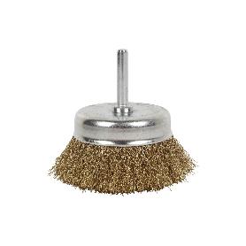 CEPILLO COPA ONDULADO 6XØ100 A.LATONADO 0.3MM