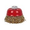 CEPILLO COPA ONDULADO M14 Ø65 A.LATONADO 0.3MM