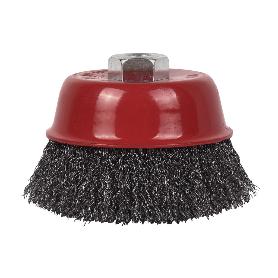 CEPILLO COPA ONDULADO M14 Ø100 ACERO 0.3MM