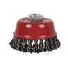 CEPILLO COPA TRENZADO M14 Ø75 ACERO 0.5MM