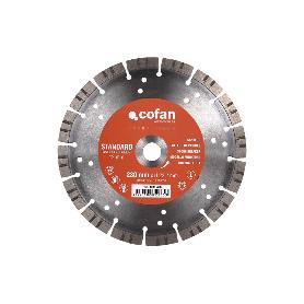 DISCO DIAMANTE CANTERO STANDARD H-12MM, 230MM