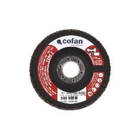 DISCO LAMINADO ESTANDAR INCLINADO 115 MM. G-80 ZIRCONIO   CAJA 5 UNID.