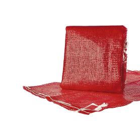 PACK DE 10 SACOS DE POLYMESH 55X83 CM ROJO CON PASADOR
