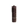 MALLA PLAST. CUADRADA JARDIN 10MM MARRON 1X25M