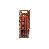 PACK 3 CUTTERS ABS EN BLISTER HOJA 9 MM