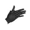 CAJA 100 UNDS. GUANTES DE NITRILO NEGRO T - L
