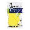GUANTE AMARILLO LATEX FLOCADO T 7   CAJA 12 UNID.