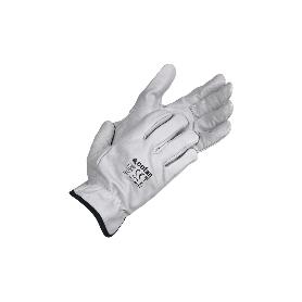 BLISTER GUANTES PIEL VACUNO GRIS T-10   CAJA 12 UNID.
