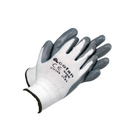 BLISTER G. 100% POLI. IMPREG. NITRILO GRIS T-7   CAJA 12 UNID.
