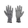BLISTER G. 100%  POLIEST. IMPREG. PU GRIS T-6   CAJA 12 UNID.