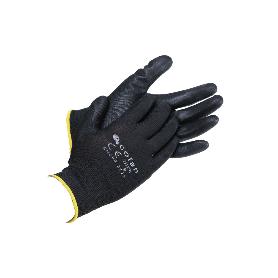 BLISTER G. 100%  POLIEST.  IMPREG. PU NEGRO T-10   CAJA 12 UNID.