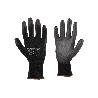 GUANTE 100% POLIEST. IMPREG. PU NEGRO T-11   CAJA 12 UNID.