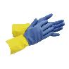 GUANTE BICOLOR LATEX REFORZADO T 10   CAJA 12 UNID.