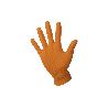 CAJA 100 UDS. GUANTES DE NITRILO NARANJA DIAMANTADO 8,5 G TALLA L