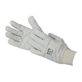 GUANTE AJUSTABLE PIEL FLOR REFORZADO TALLA 11   CAJA 12 UNID.