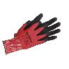 GUANTE IMPREGNADO SANDY COATED ROJO/NEGRO TALLA 9   CAJA 12 UNID.