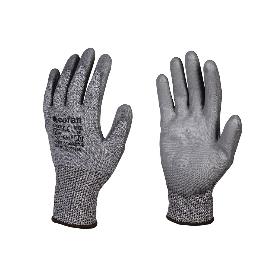 GUANTE ANTICORTE IMPREGNADO PU GRIS T-10   CAJA 12 UNID.